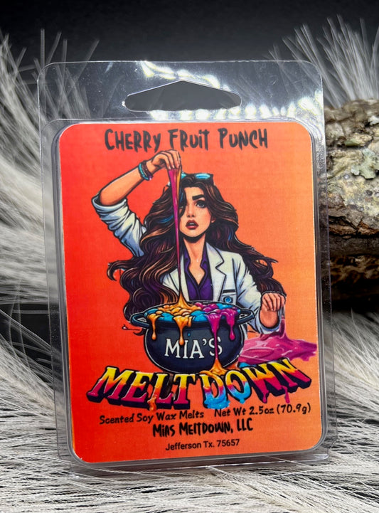 "Cherry Fruit Punch" Scented Soy Wax Melt 2.5 oz