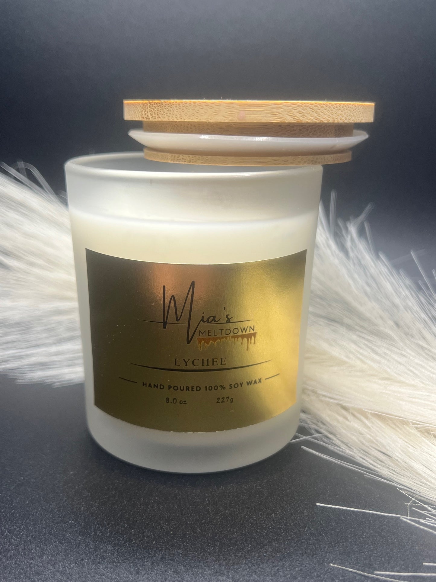 Lychee Fragrance Soy Wax Candle, 8.0 oz