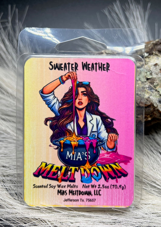 "Sweater Weather" Scented Soy Wax Melt 2.5 oz